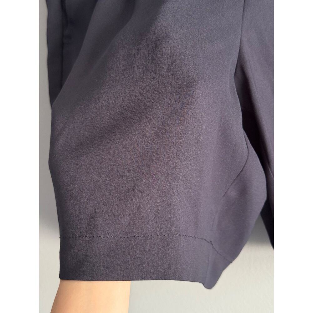 Ann Taylor LOFT Tailored Shorts Size 4 Navy Pleated Office Business Casual - Picture 4 of 9